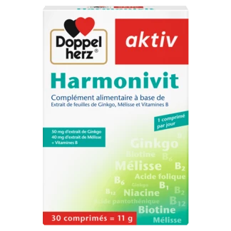 Illustration of the product packaging Doppelherz aktiv Harmonivit front view